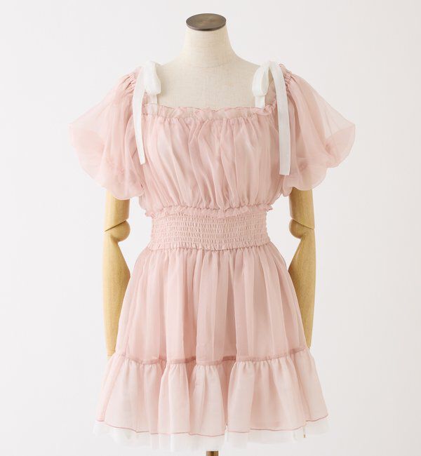  「半袖愛されメロチュニック」|ワンピース|