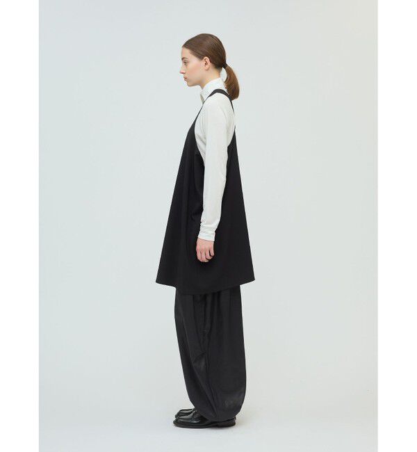 mizuiro ind「mizuiro ind クルーネックチュニックワンピース」|ワンピース|