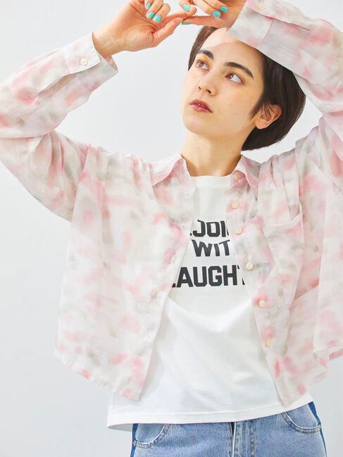 SM2「タイダイプリントシアーシャツ」|シャツ・ブラウス|