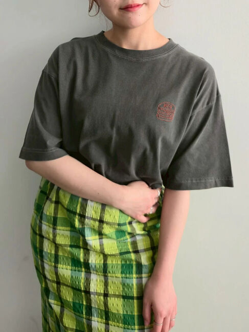 SM2「food刺繍Tシャツ」|Tシャツ・カットソー|チャコールグレー