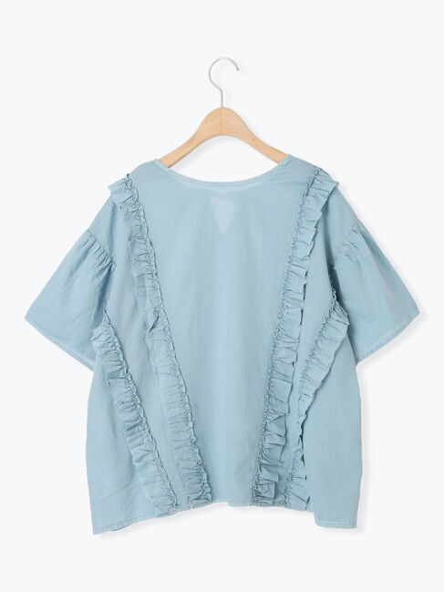 Samansa Mos2「フリル前後2WAYブラウス」|シャツ・ブラウス|