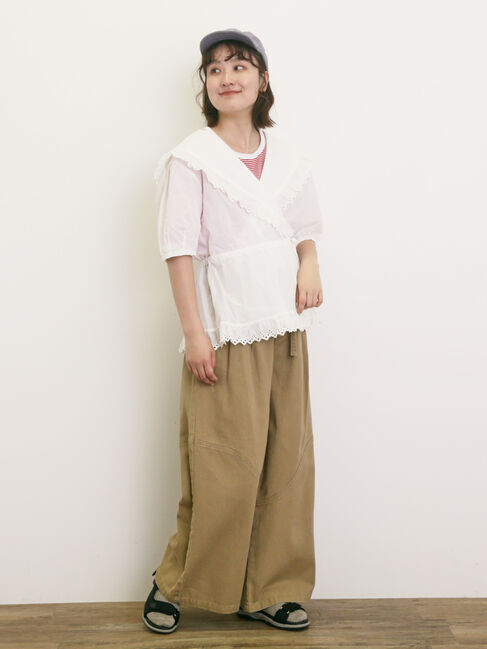 Samansa Mos2「◎カシュクールレースブラウス」|シャツ・ブラウス|