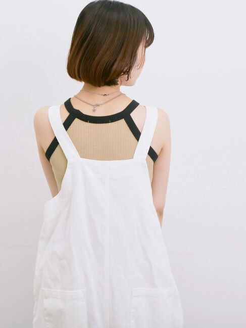 Samansa Mos2 blue「◎アメリカンスリーブタンク」|Tシャツ・カットソー|