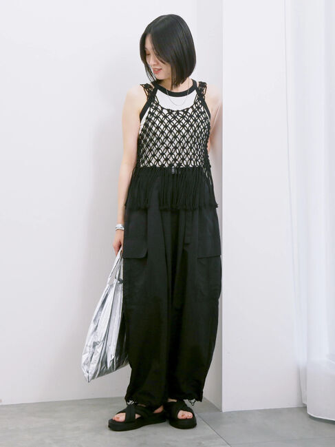 Samansa Mos2 blue「◎アメリカンスリーブタンク」|Tシャツ・カットソー|