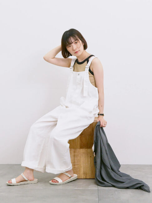 Samansa Mos2 blue「◎アメリカンスリーブタンク」|Tシャツ・カットソー|