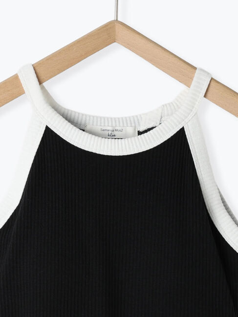 Samansa Mos2 blue「◎アメリカンスリーブタンク」|Tシャツ・カットソー|