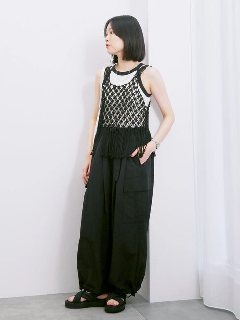 Samansa Mos2 blue「◎アメリカンスリーブタンク」|Tシャツ・カットソー|