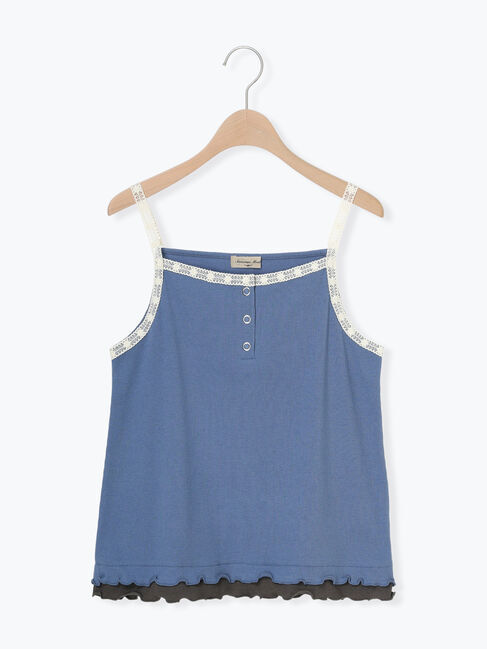 Samansa Mos2「裾レイヤード風レースキャミ」|キャミソール|