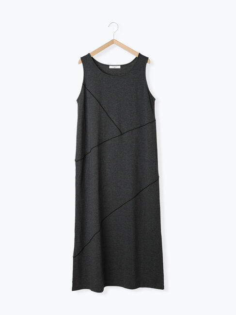 Samansa Mos2 blue「◎【接触冷感】切替カットワンピース」|ワンピース|