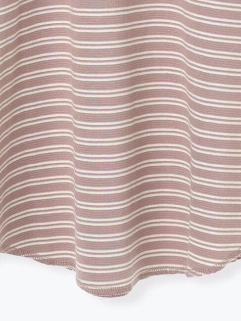 Samansa Mos2「リップル柄アソート袖シャーリングカットソー」|Tシャツ・カットソー|