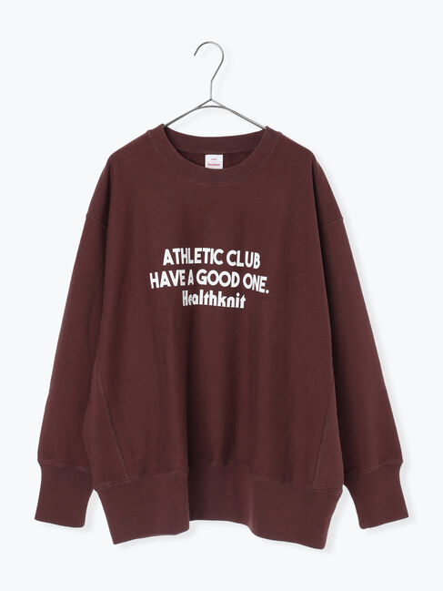 sm2rhythm「【Healthknit】ロゴクルーネックプルオーバー」|Tシャツ・カットソー|