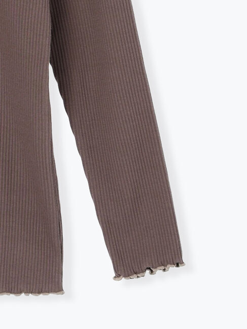 Samansa Mos2「リブハイネックインナー」|Tシャツ・カットソー|