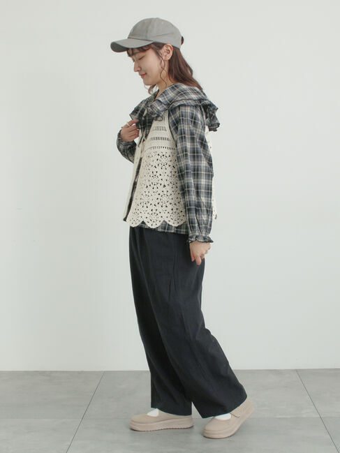 Samansa Mos2「綿麻コクーンパンツ」|その他|