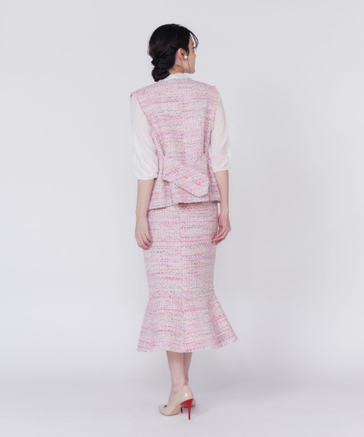 Maglie le cassetto「《M Maglie le cassetto》ツイードマーメイドスカート」|タイト|