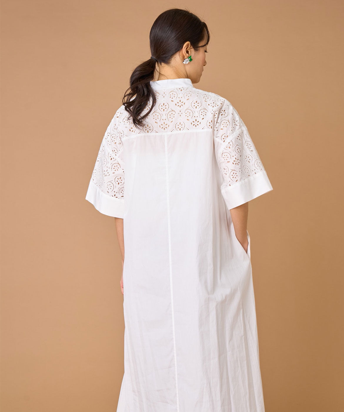 INED「TICCA レースハーフスリーブシャツワンピース TBES-102」|その他|