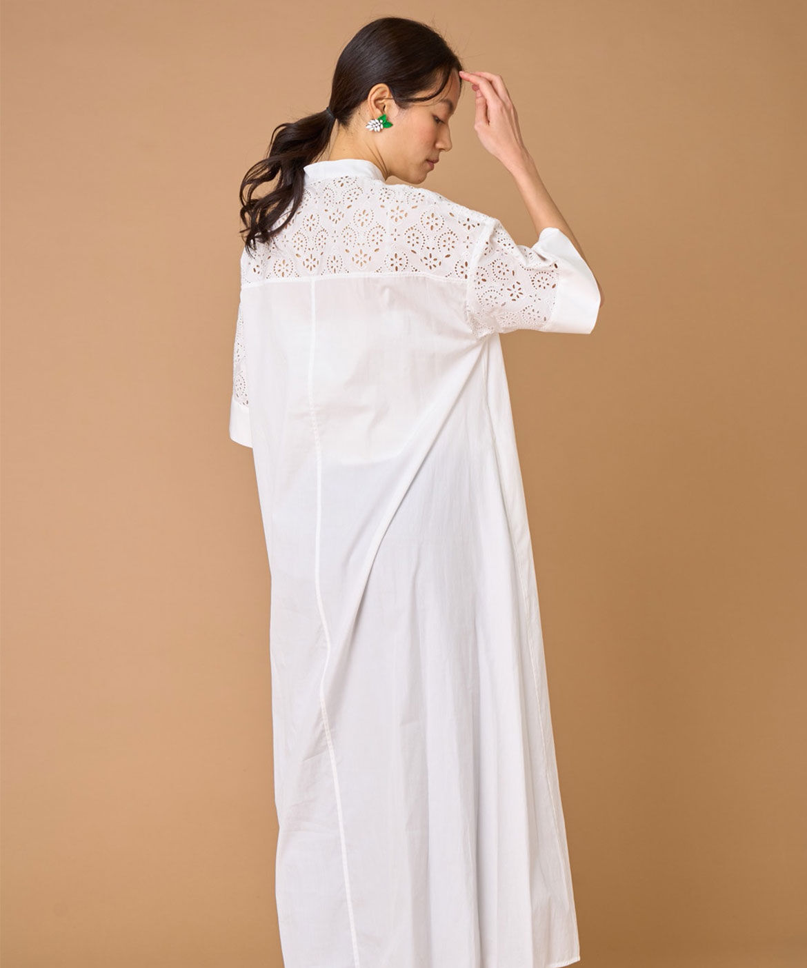 INED「TICCA レースハーフスリーブシャツワンピース TBES-102」|その他|