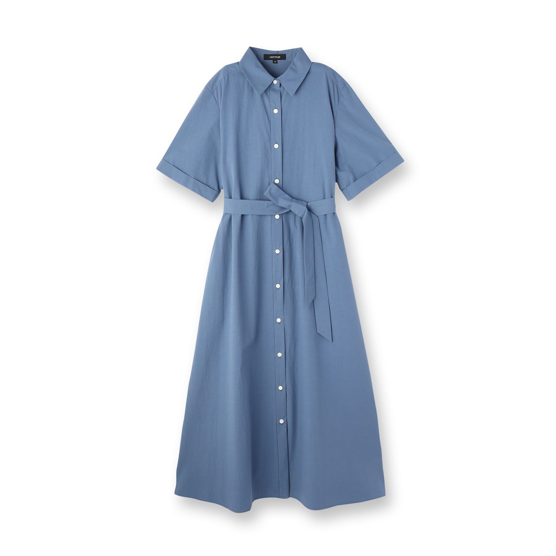 UNTITLED「【コットン100／前開き／夏ワンピ】ロングシャツワンピース」|ワンピース|