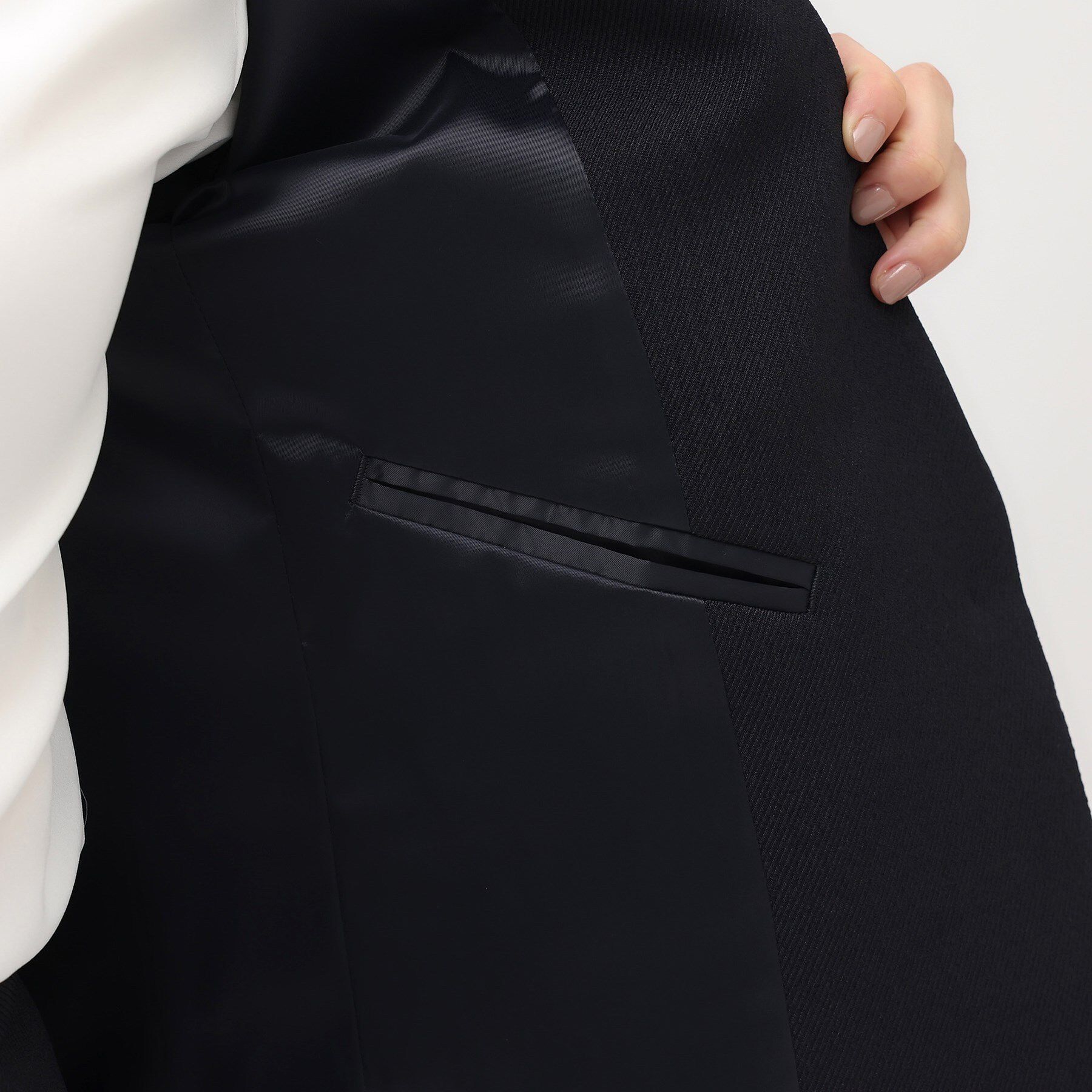 UNTITLED「【洗える/仕事着/スーツ】ウーステッドカルゼ テーラードジャケット」|テーラードジャケット|