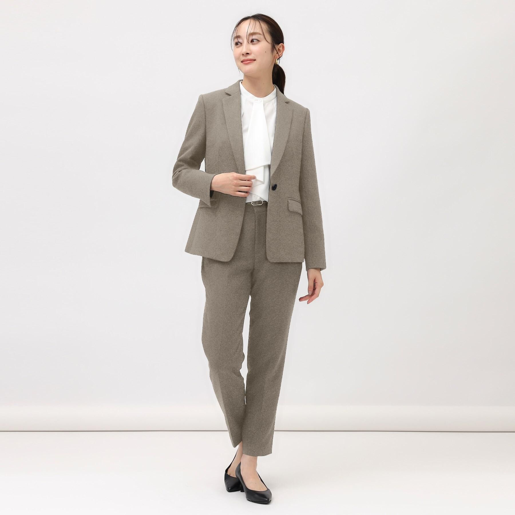 UNTITLED「【洗える/仕事着/スーツ】ウーステッドカルゼ テーラードジャケット」|テーラードジャケット|