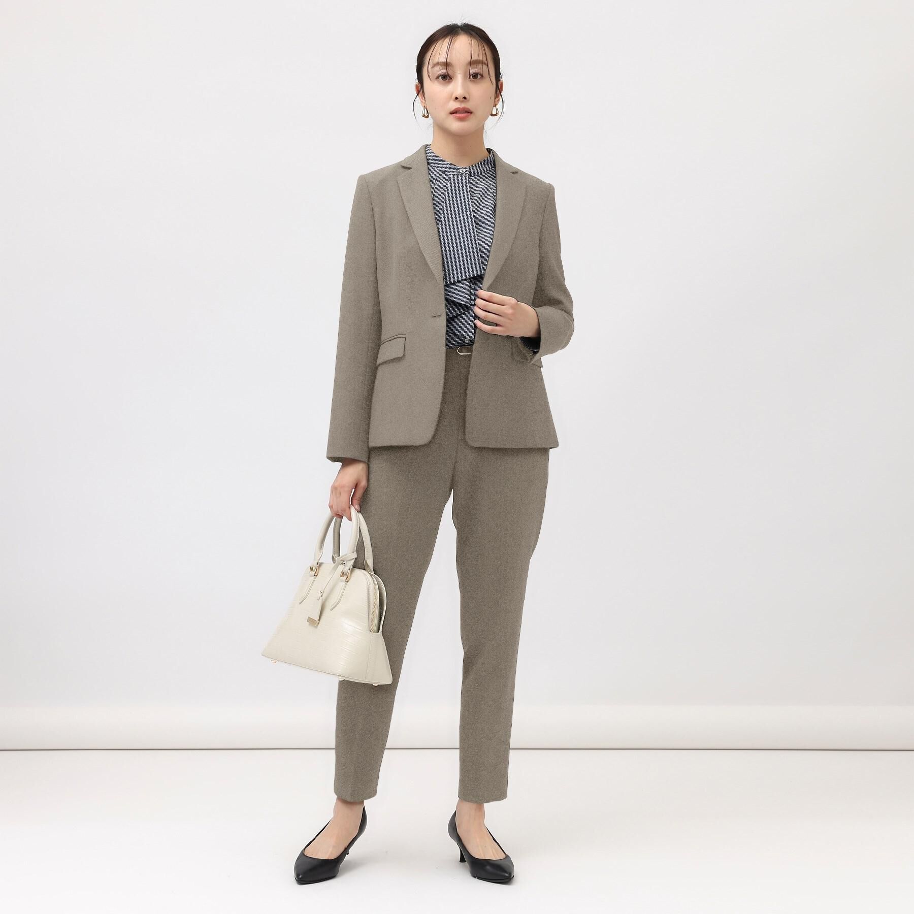 UNTITLED「【洗える/仕事着/スーツ】ウーステッドカルゼ テーラードジャケット」|テーラードジャケット|