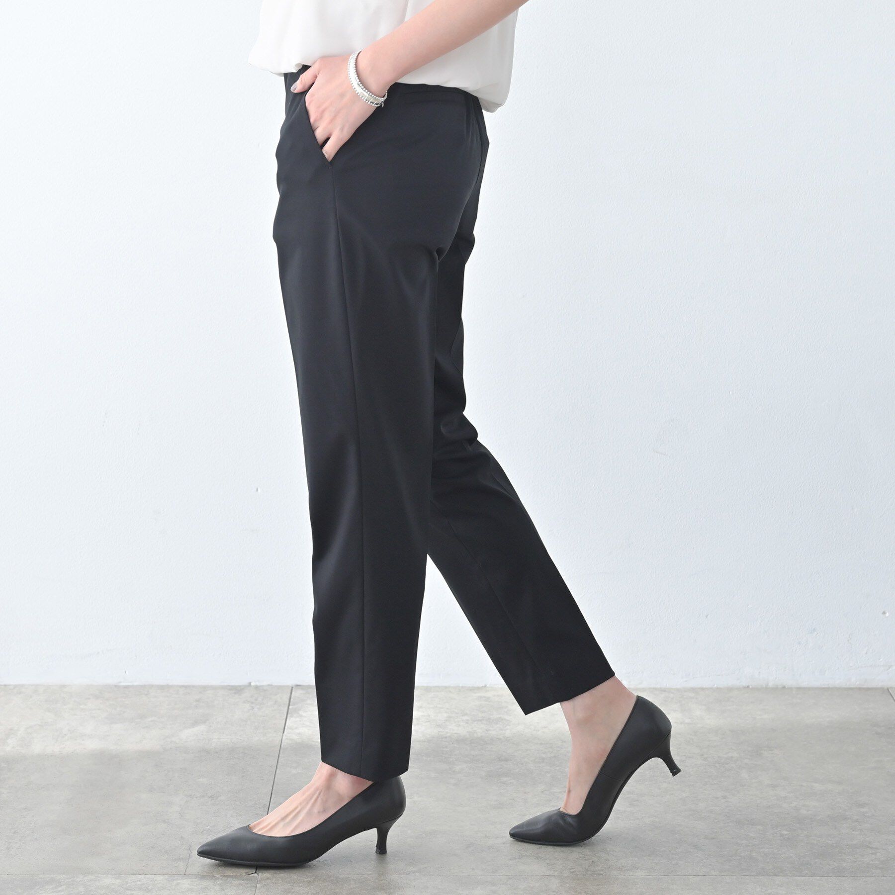 UNTITLED「【UV/接触冷感/スーツ】ジャージテーパードパンツ」|その他|