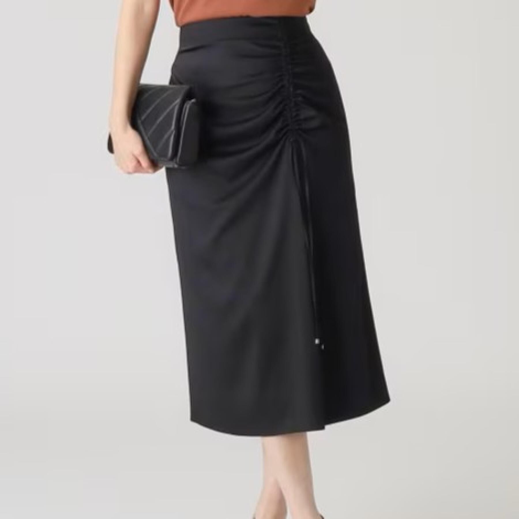 COUP DE CHANCE「【洗える／日本製】ドロストデザイン ナロータイトスカート」|スカート|