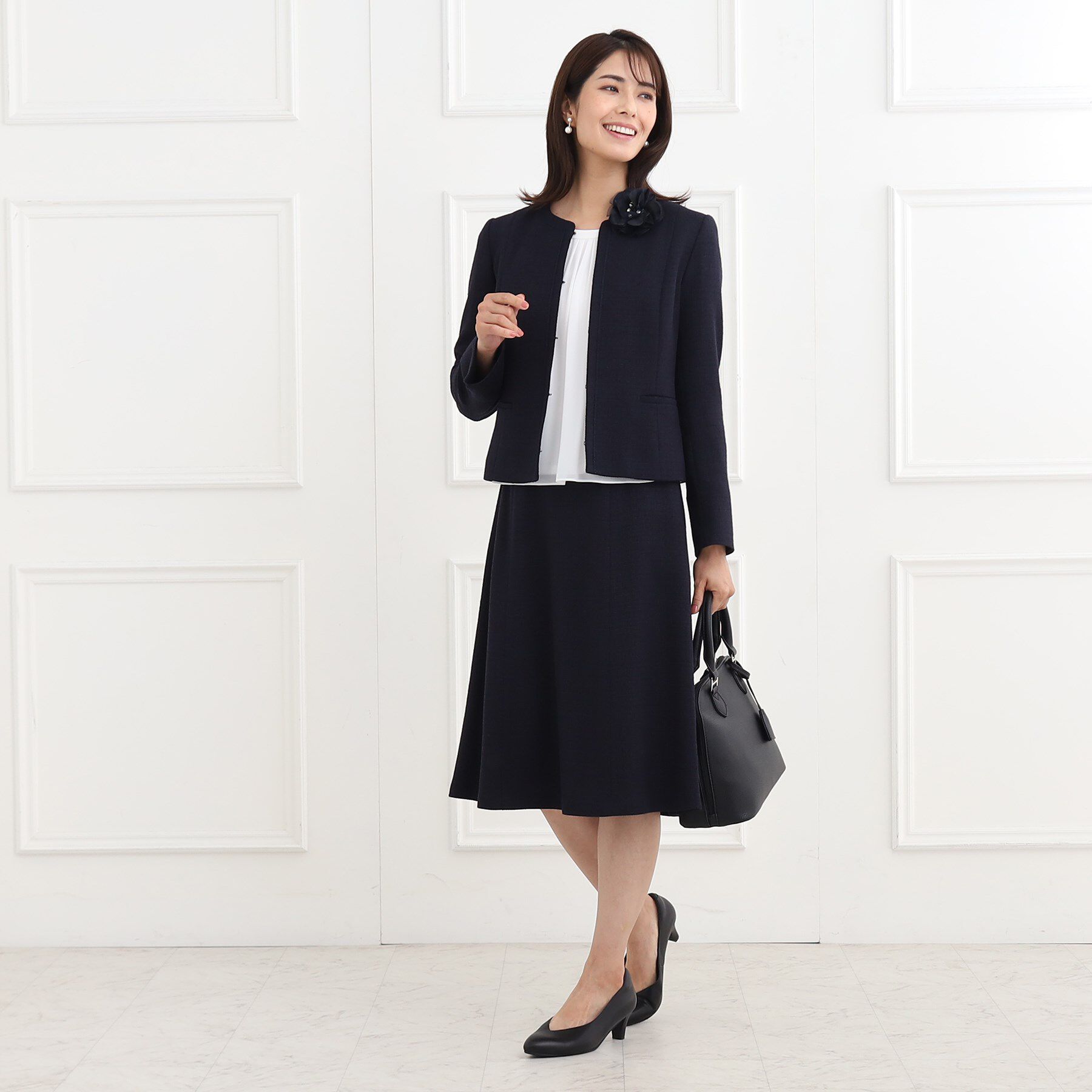 Reflect「【フォーマル/セットアップ可】ツイードスカート」|スカート|