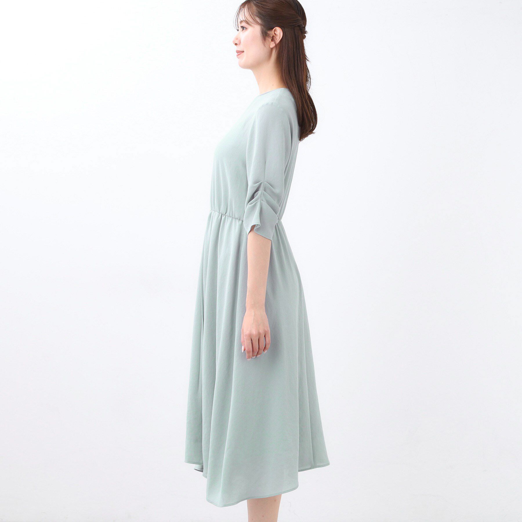 Reflect「【吸水速乾／防しわ】シルキープリーツワンピース」|ワンピース|