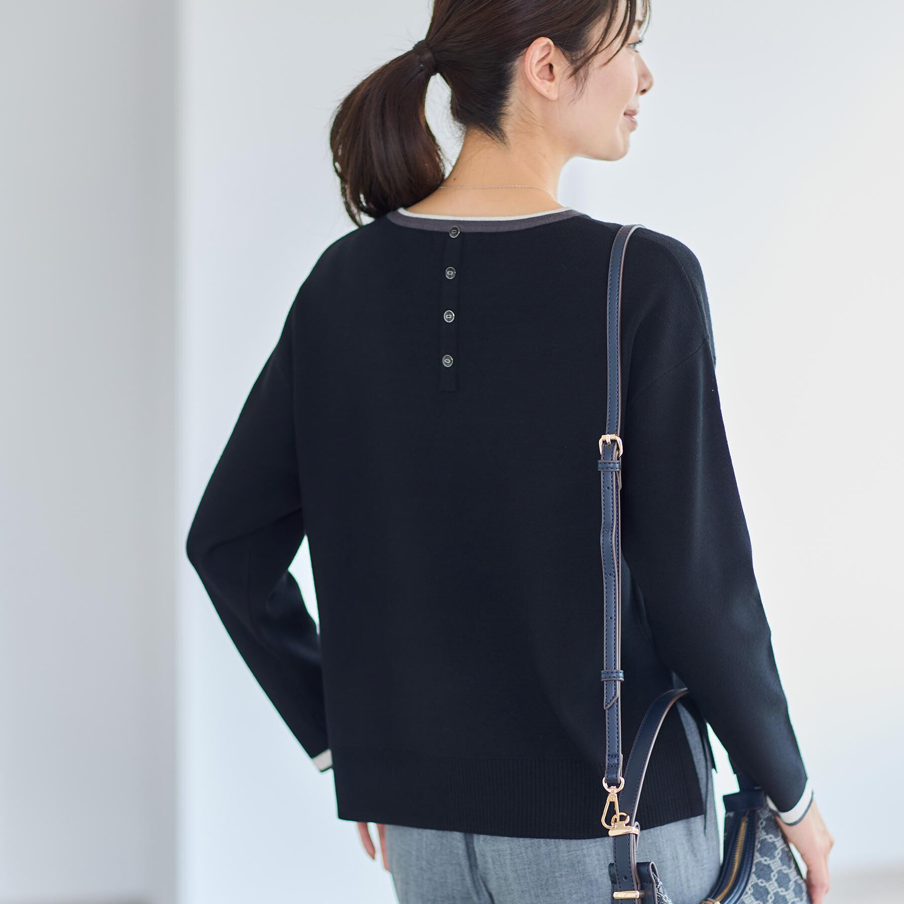 Reflect「【WEB先行カラーあり／セットアップ可】ゆったりフォルムニット」|ニット・セーター|