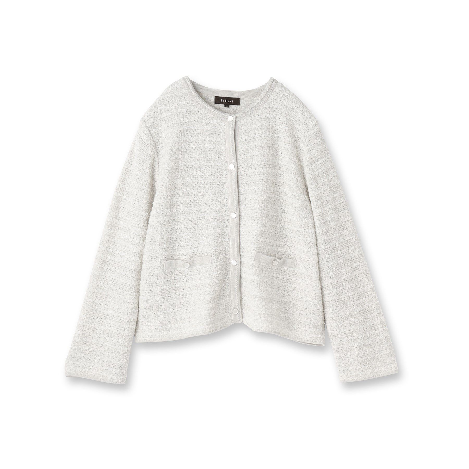 Reflect「【ライトアウター／ゆったりシルエット／気軽な羽織に◎】ドライタッチカーディガン」|カーディガン|