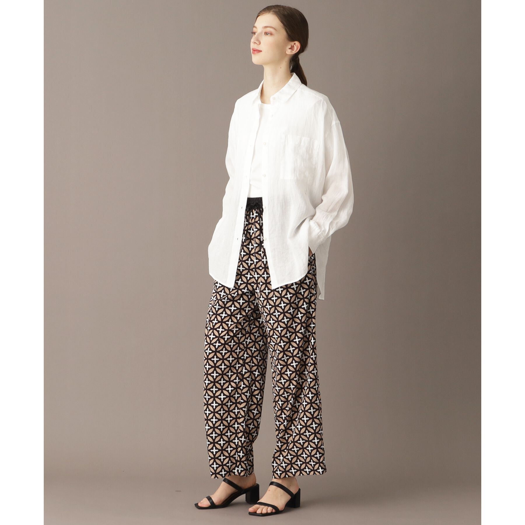 DRESSTERIOR「【人気定番/ラミー100％】ガーメントダイラミーシャツ」|シャツ・ブラウス|