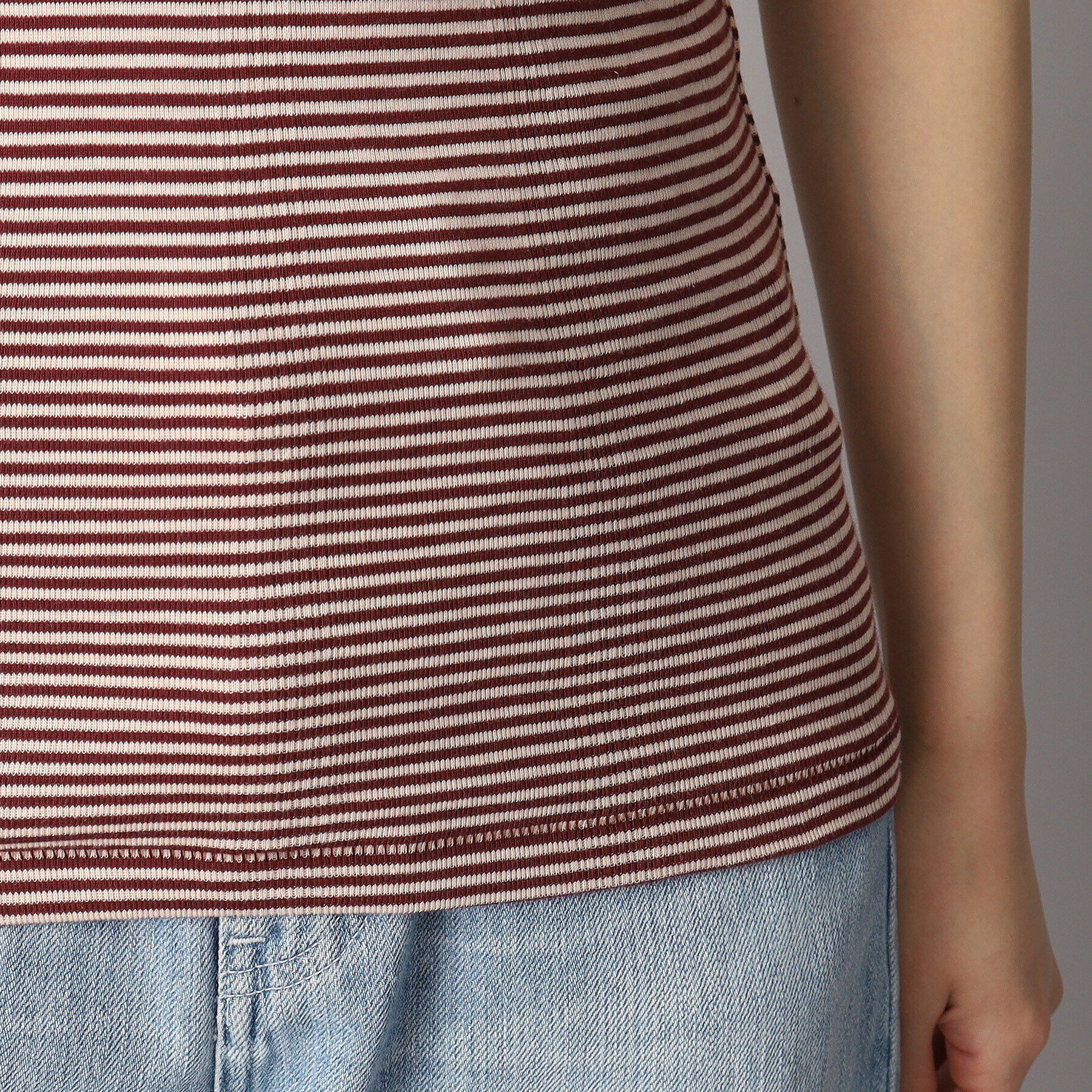 DRESSTERIOR「Robert．P．Miller（ロベルト・ピー・ミラー）パネルリブ カップ付き キャミタンクトップ」|キャミソール|