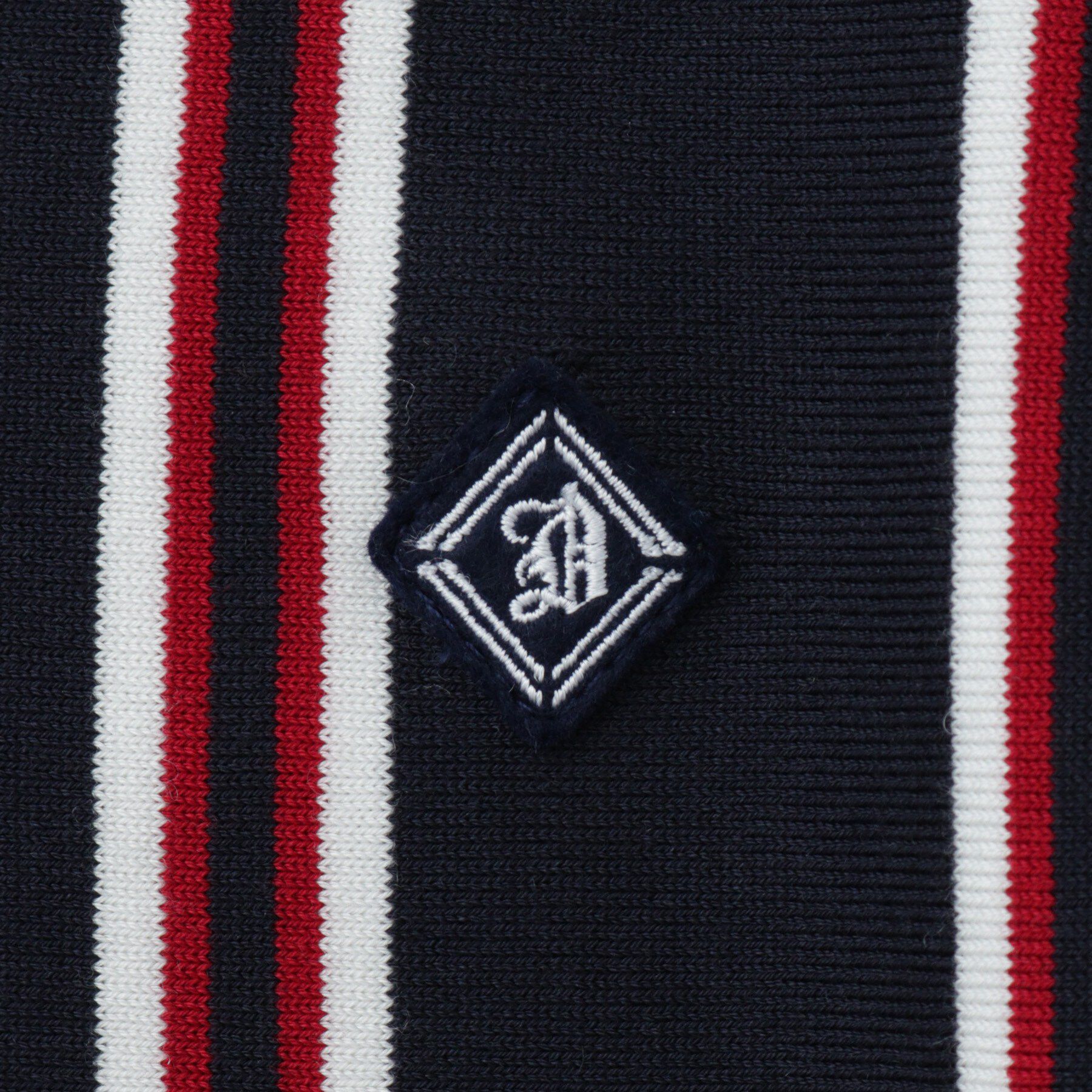 DRESSTERIOR「【ウォッシャブル】ウールレーヨン ストライプラウンドネックカーディガン」|カーディガン|