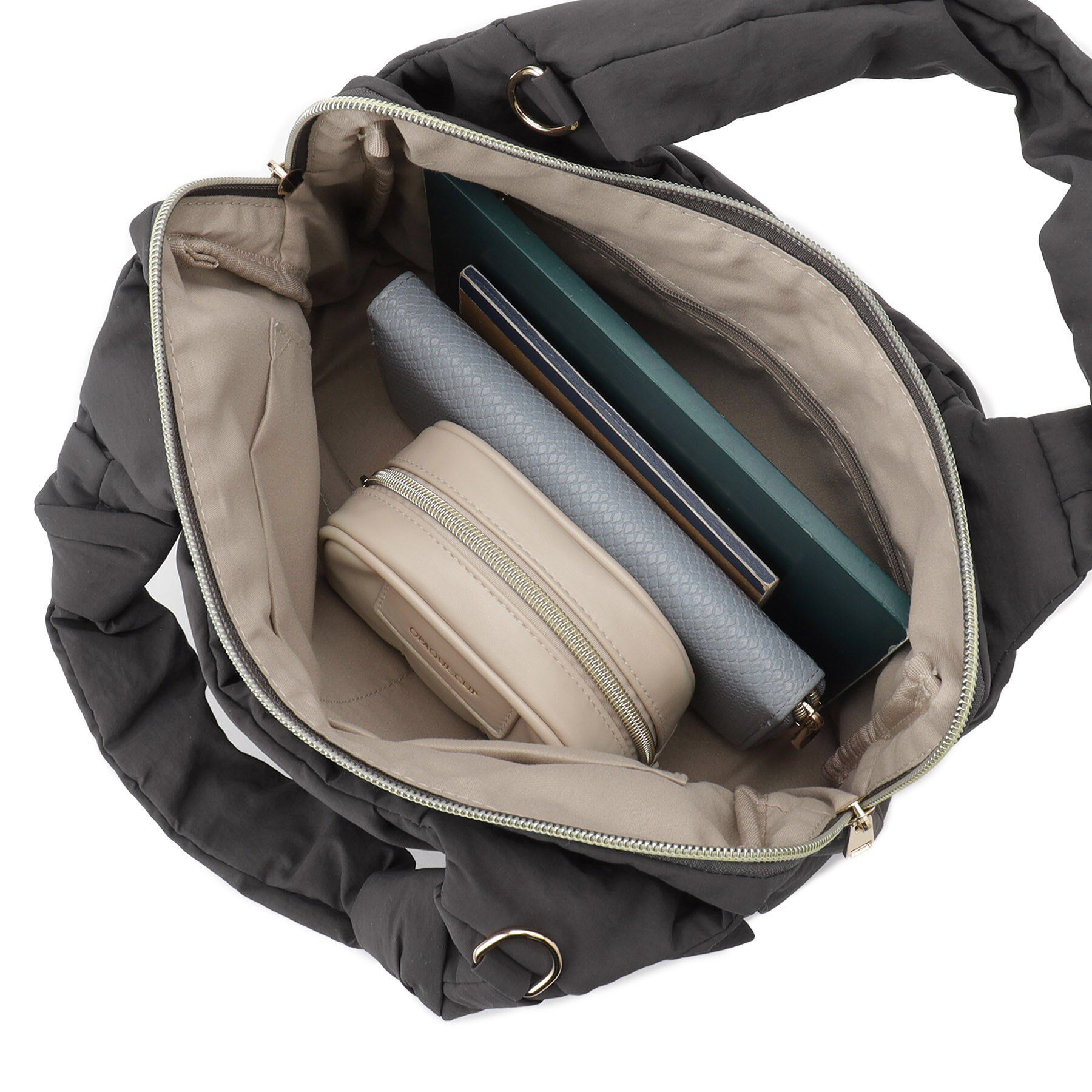 grove「【晴れの日も雨の日も】撥水アオリハンドルノットナイロン2WAYトート」|トートバッグ|