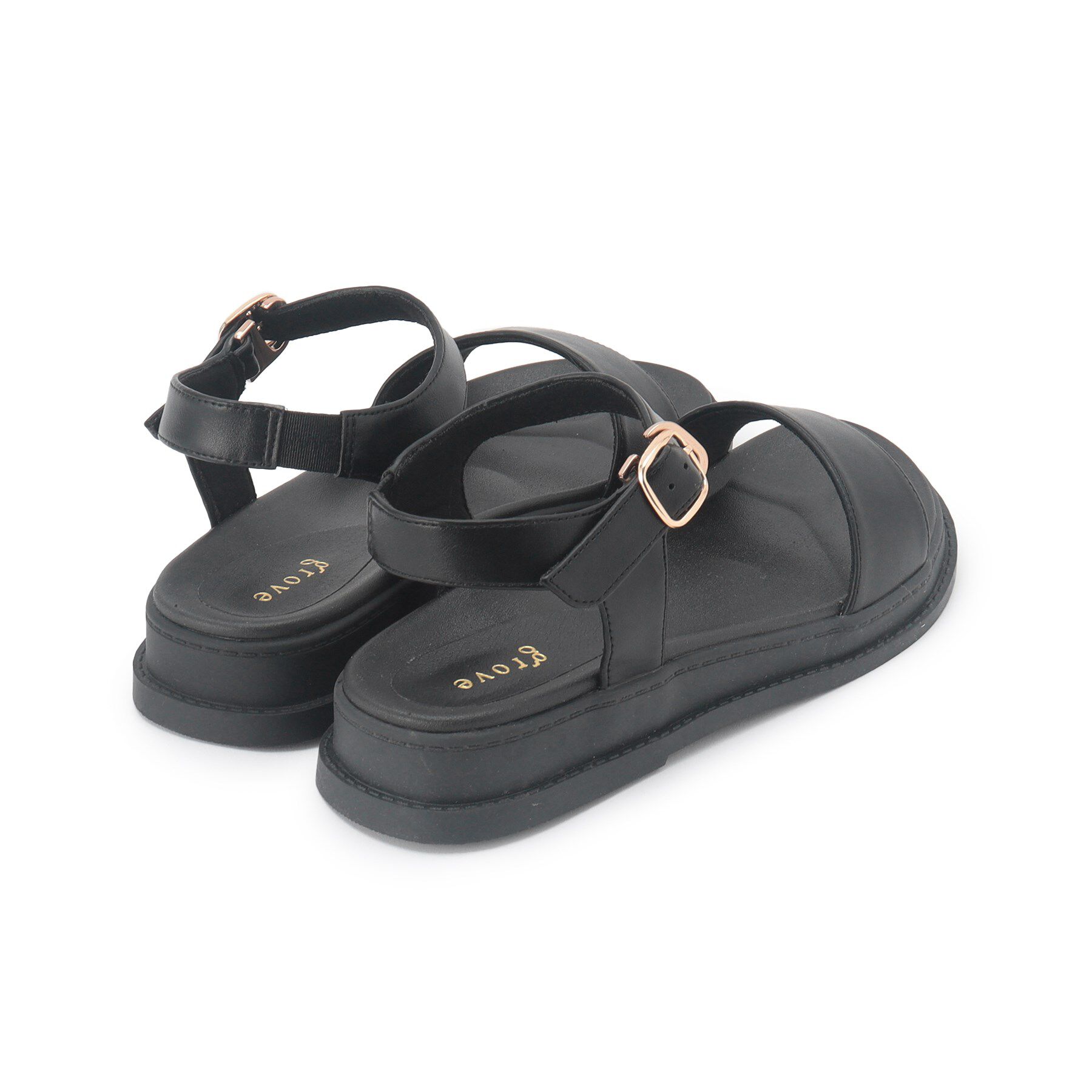 grove「アンクルベルトフットベッドサンダル」|サンダル|