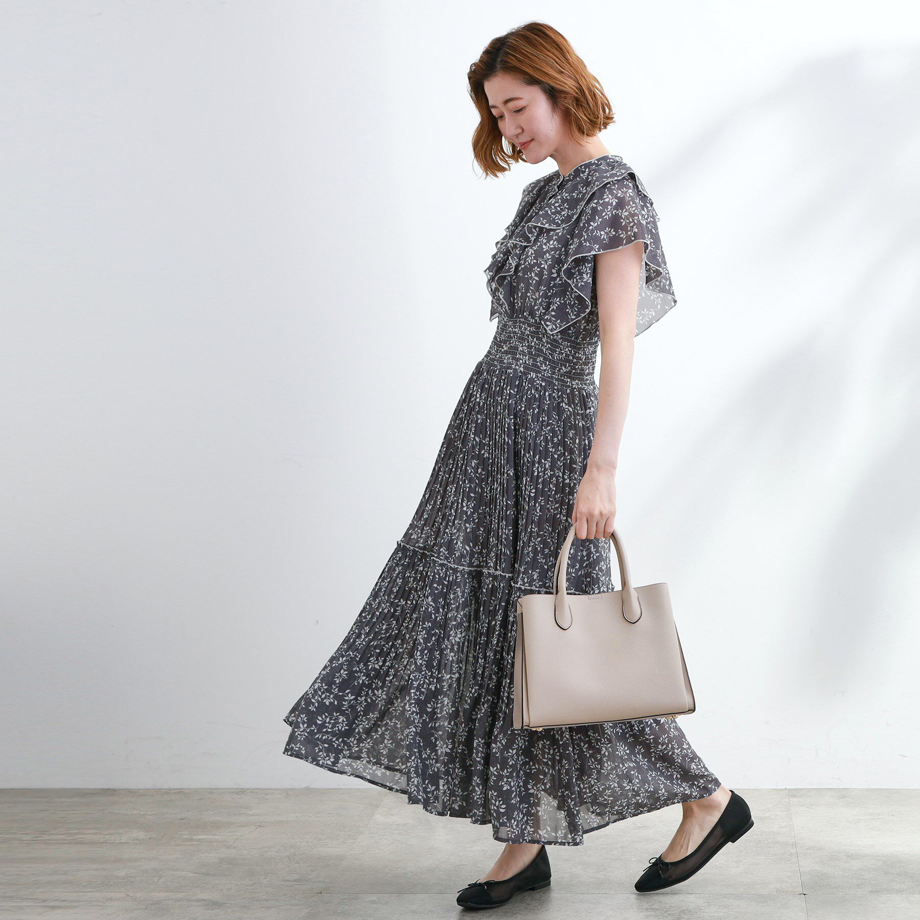 grove「【人間工学】中仕切りバイカラー2WAYトート」|トートバッグ|