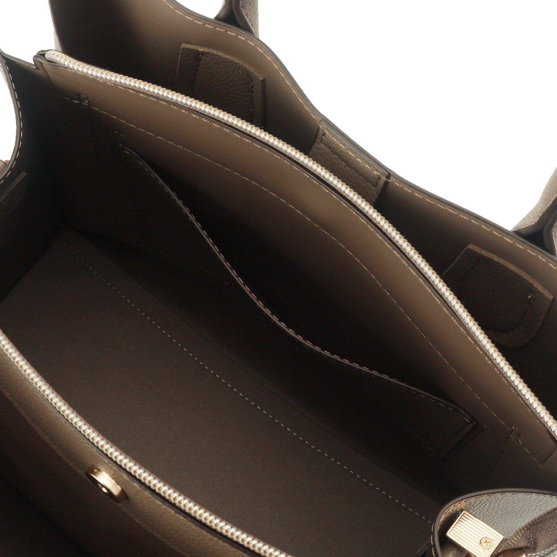 grove「【人間工学】中仕切りバイカラー2WAYトート」|トートバッグ|