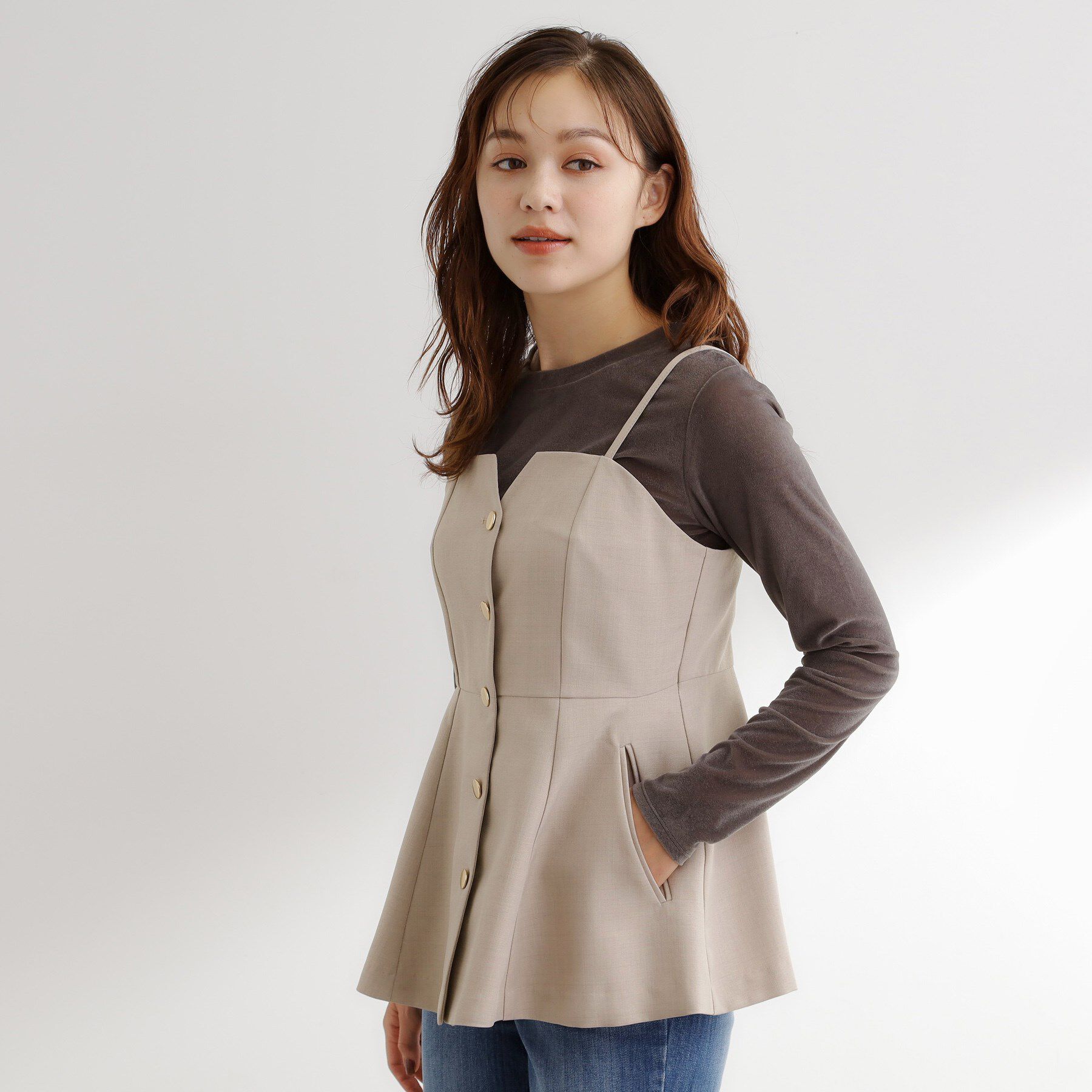 grove「【カセット服】主役級キャミビスチェ」|シャツ・ブラウス|