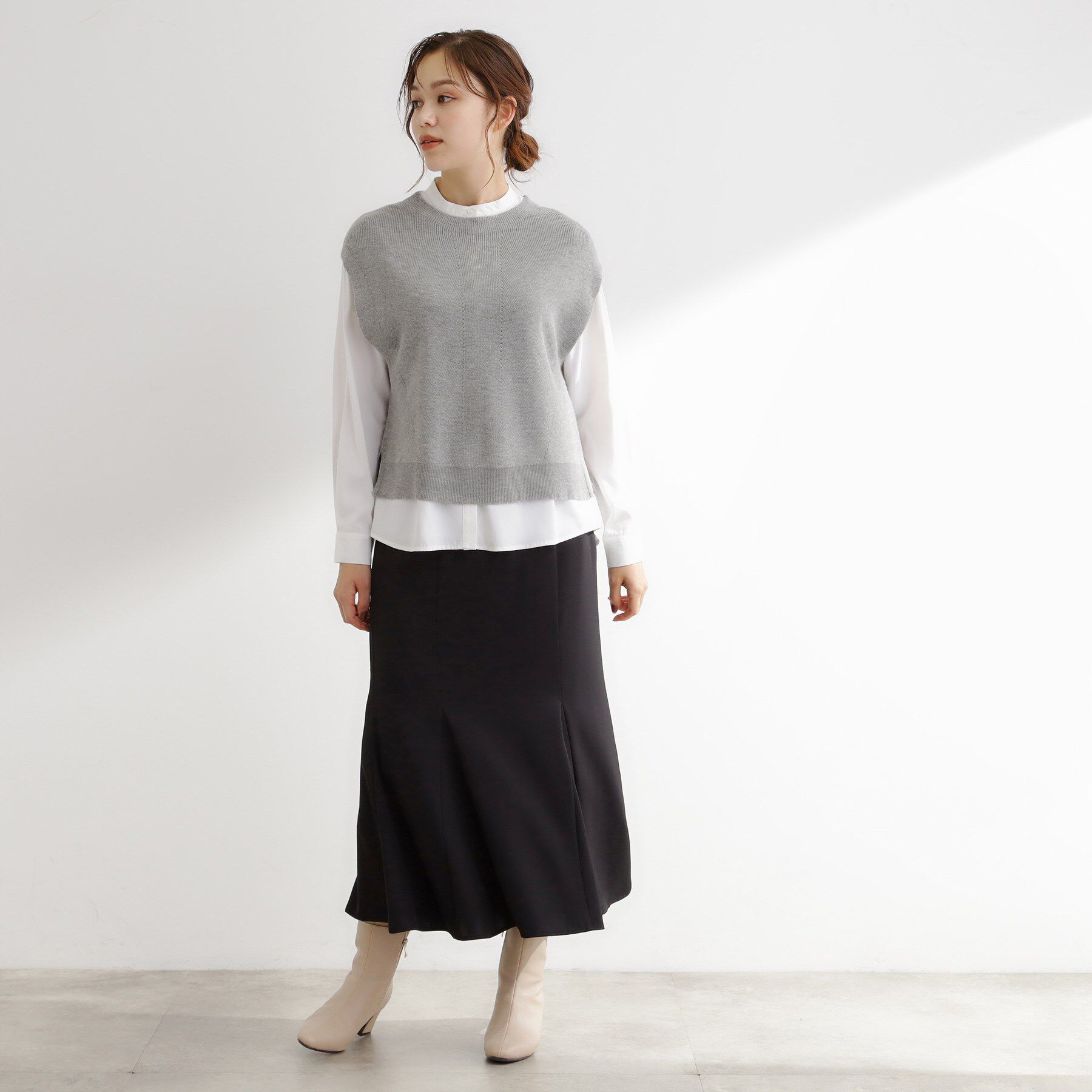 grove「ニットベスト&times;シャツセット」|その他|