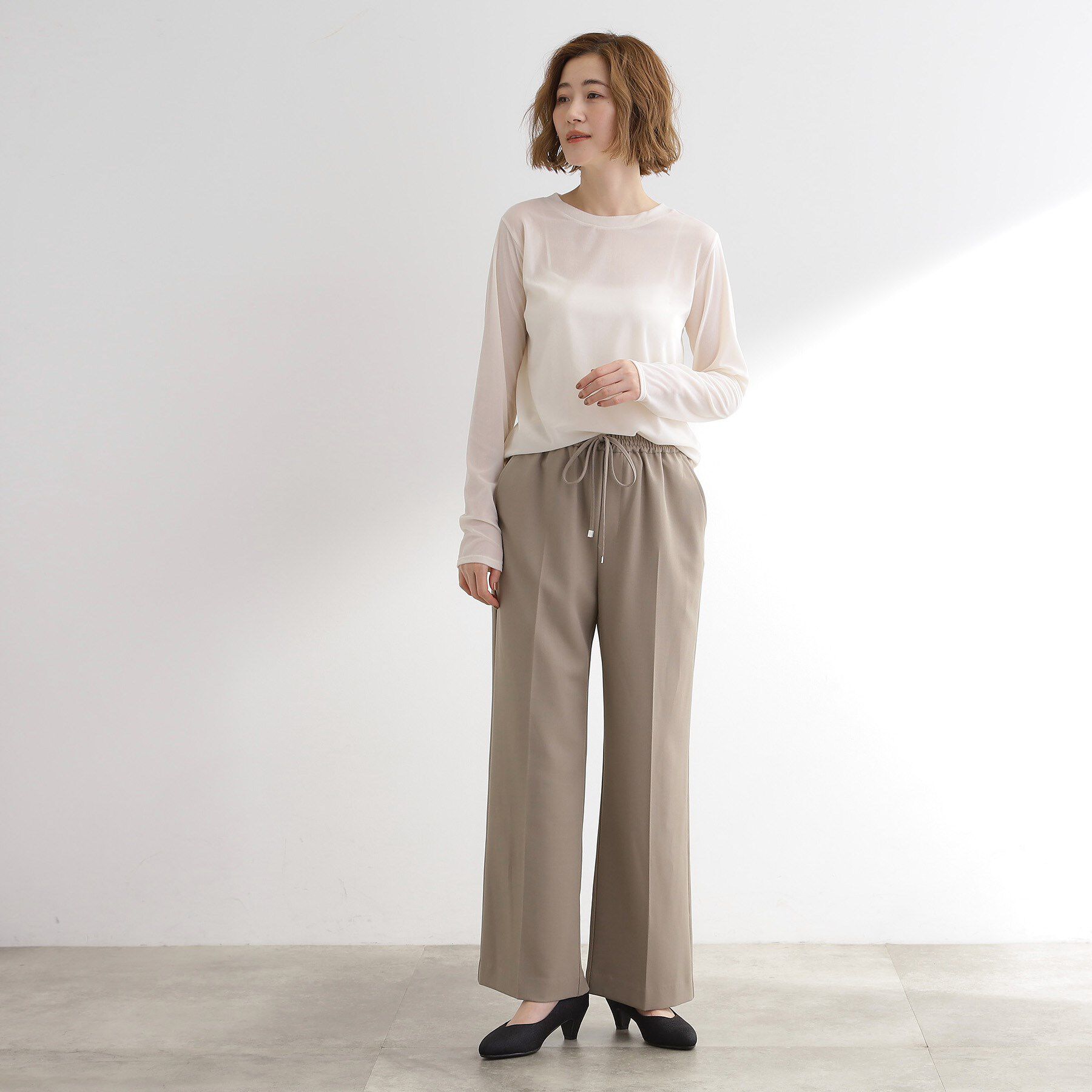 grove「シアーカットベロアロンT」|Tシャツ・カットソー|