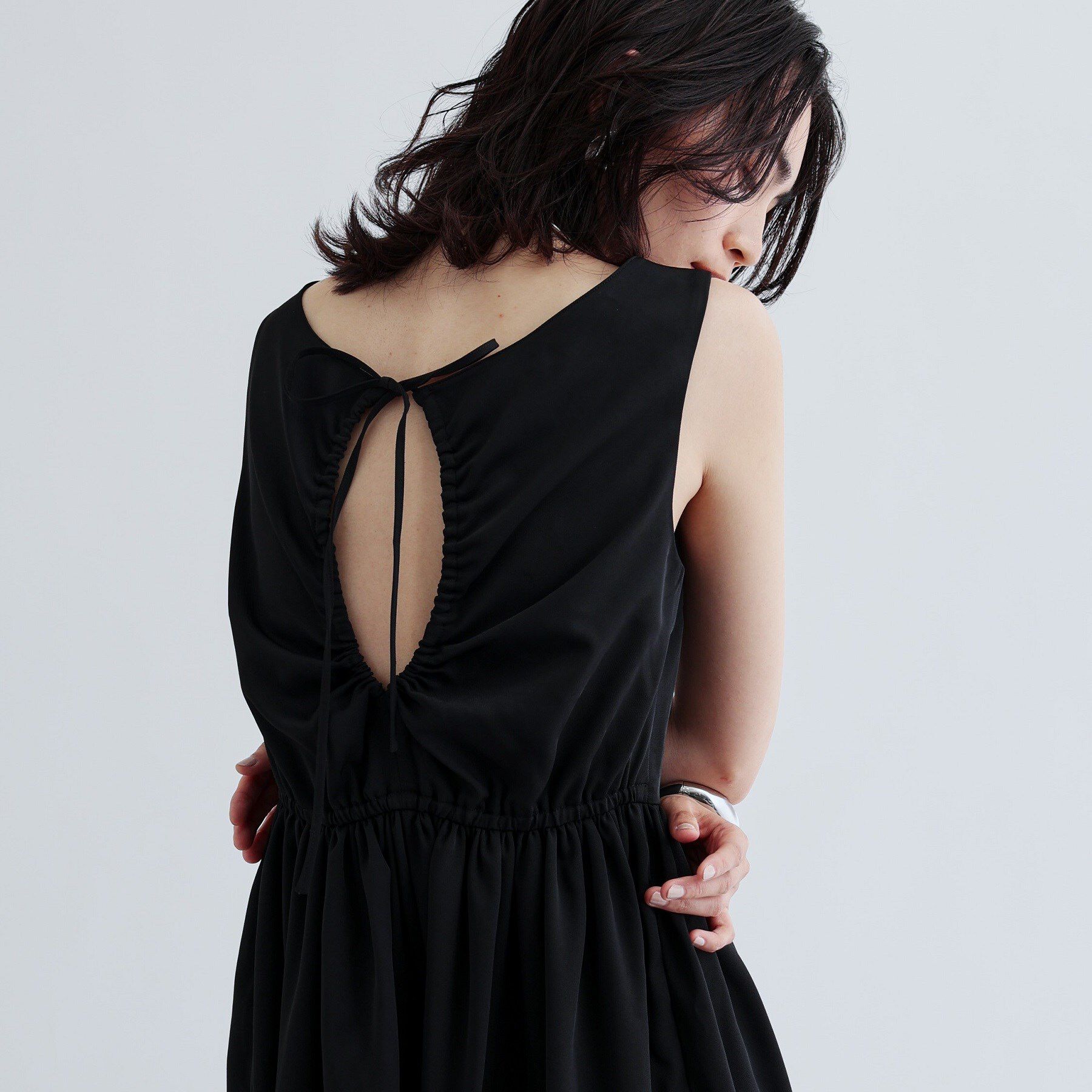 GALLEST「バックデザインサロペット」|オールインワン|