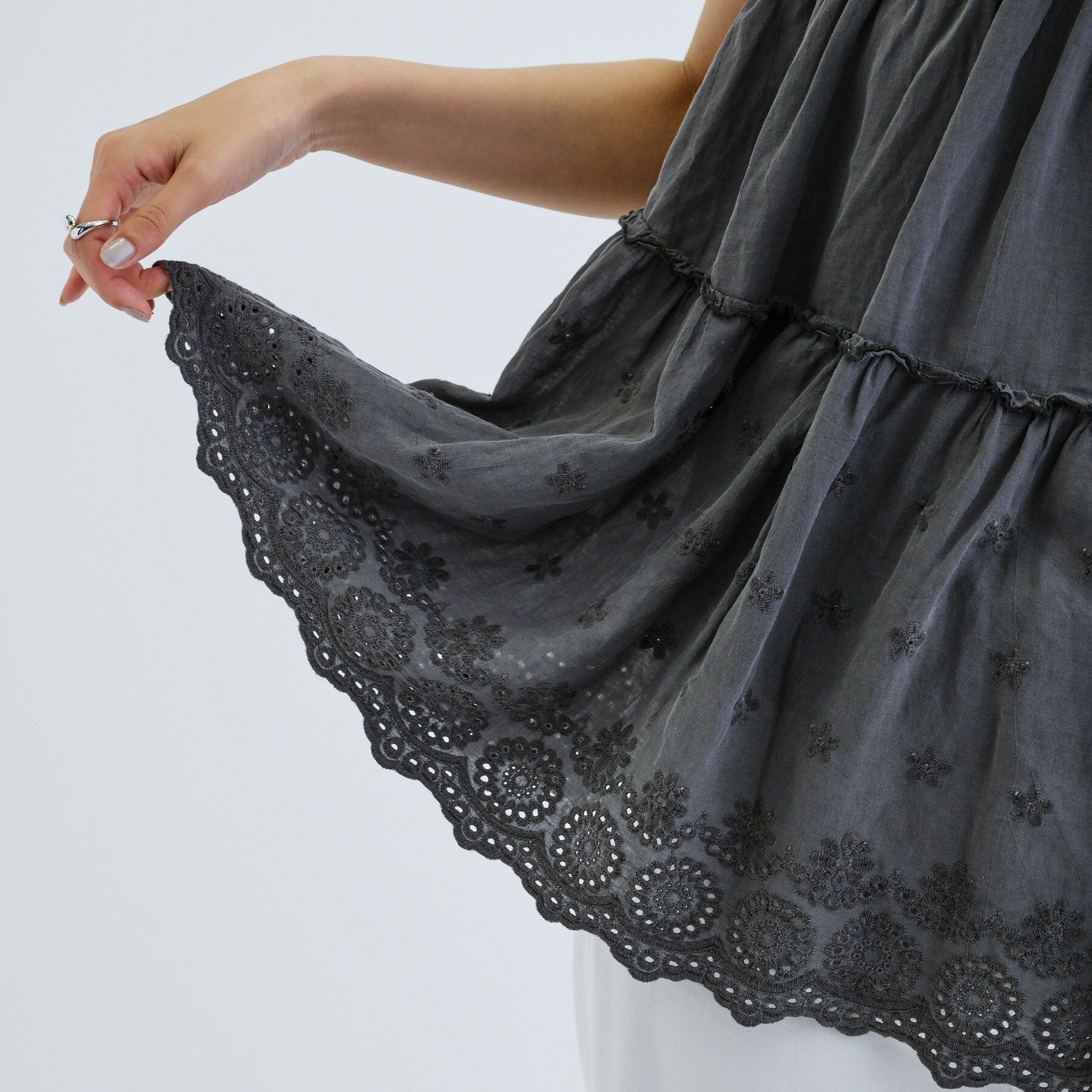 GALLEST「ピグメントダイノースリーブカットソー」|Tシャツ・カットソー|