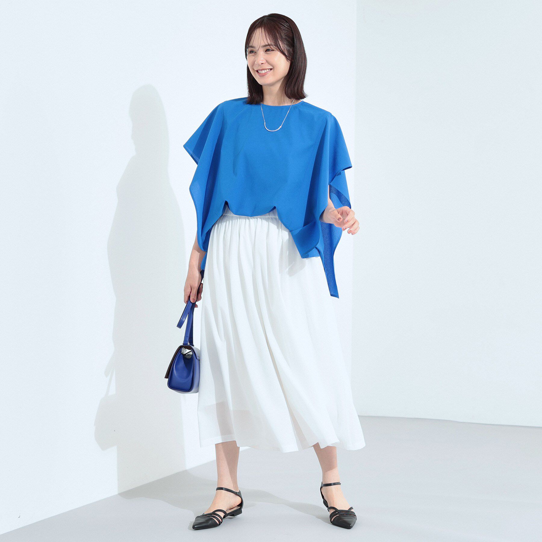 INDIVI「【クールエアー素材／UVケア／セットアップ可能】エアリーフレアパンツ」|その他|