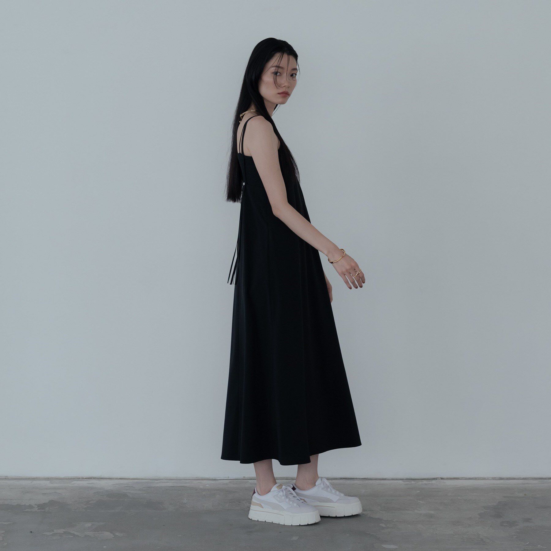 GALLEST「タイトフレアキャミドレス」|ワンピース|