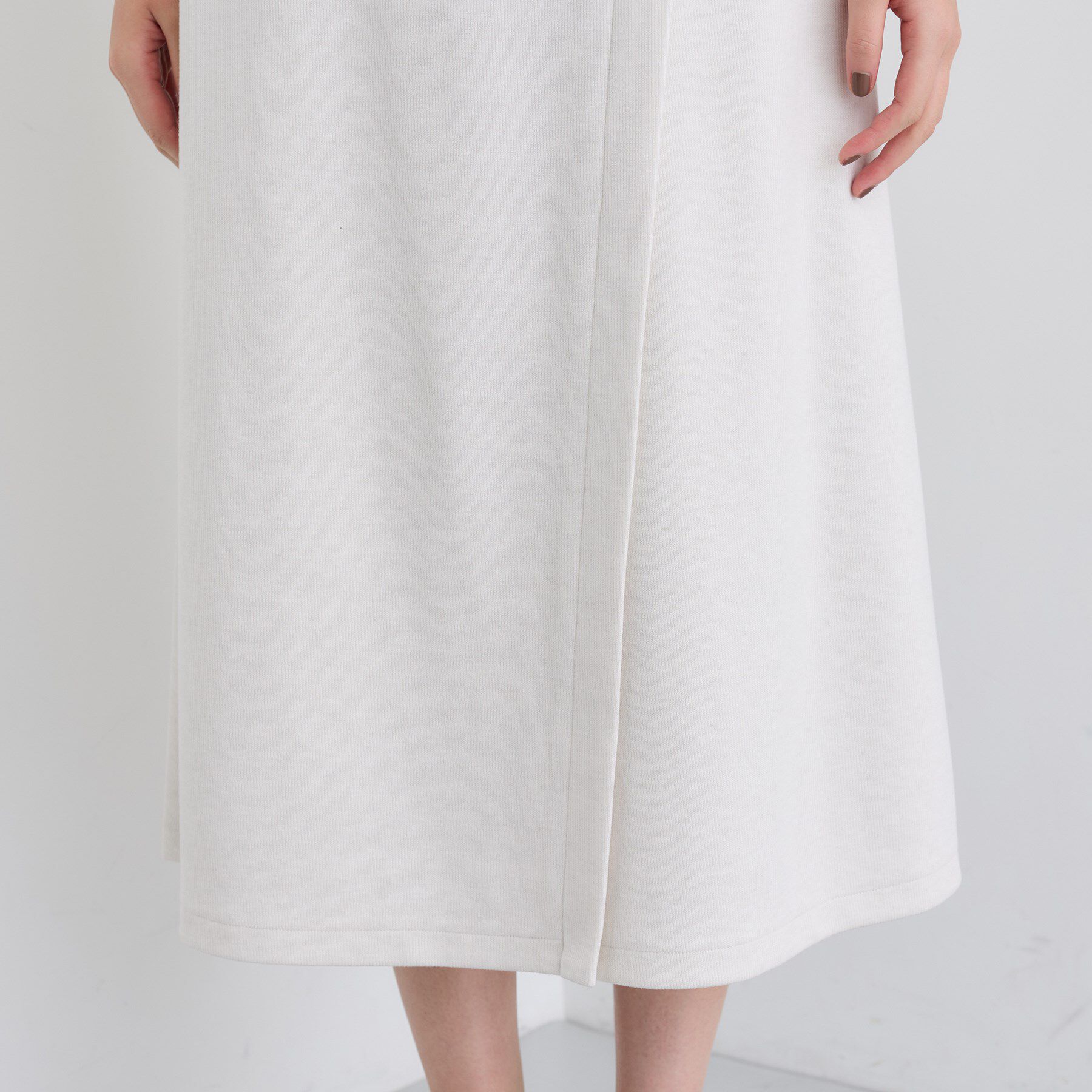 INDIVI「【SETUP可能／洗える／UVケア】ライトジャージ セミフレアスカート」|スカート|