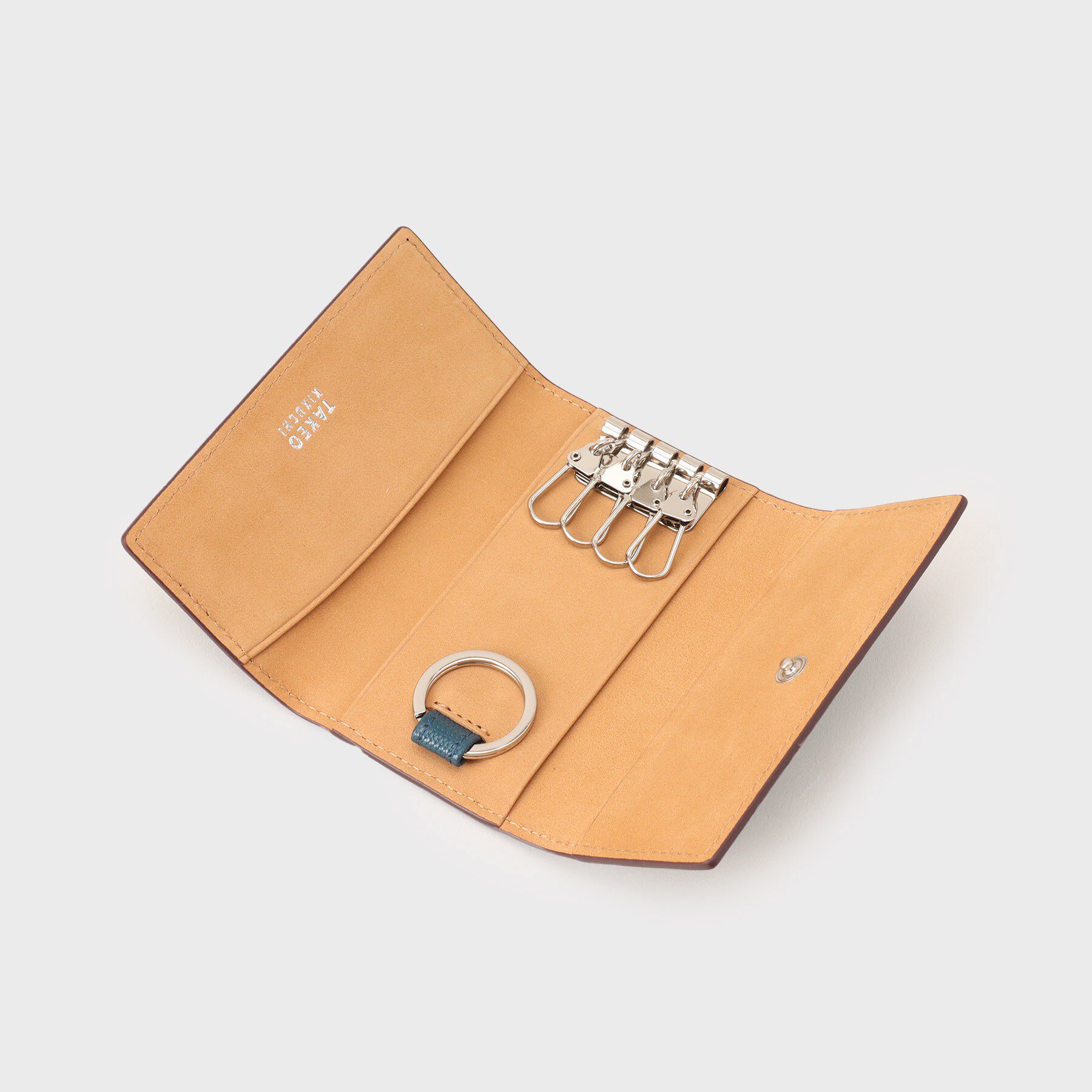 TAKEO KIKUCHI「【ソフト＆ナチュラル】ミニメッシュ レザー キーケース」|キーケース|