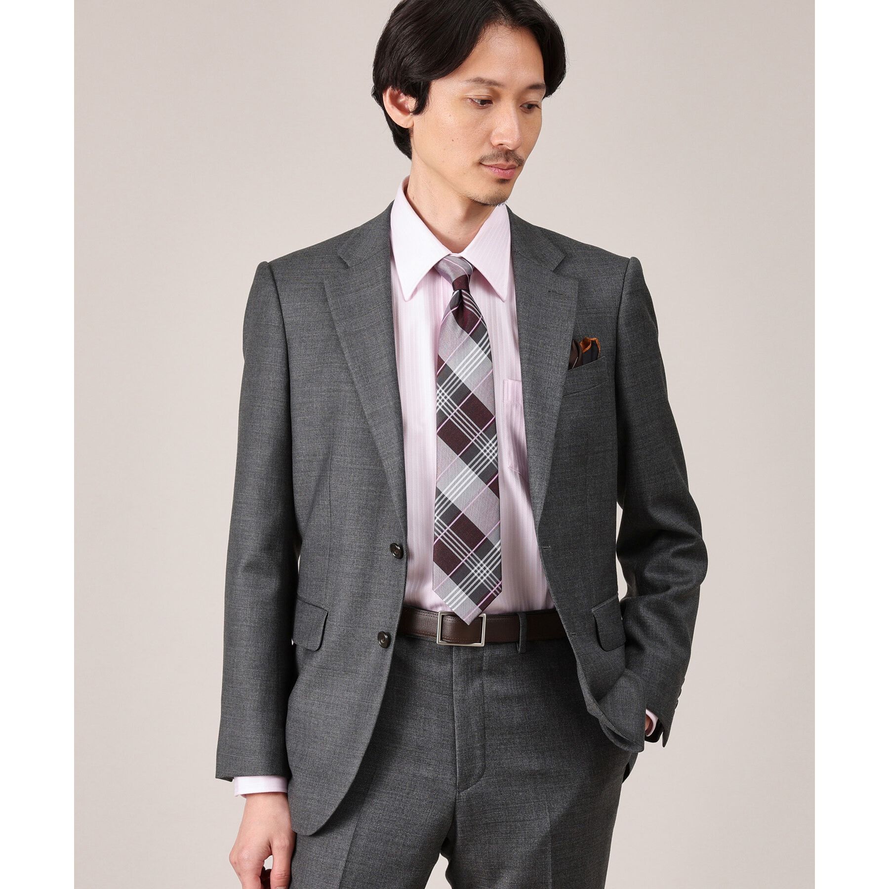 TAKEO KIKUCHI「【Made in JAPAN】ドビーストライプ ドレス シャツ」|シャツ・ブラウス|