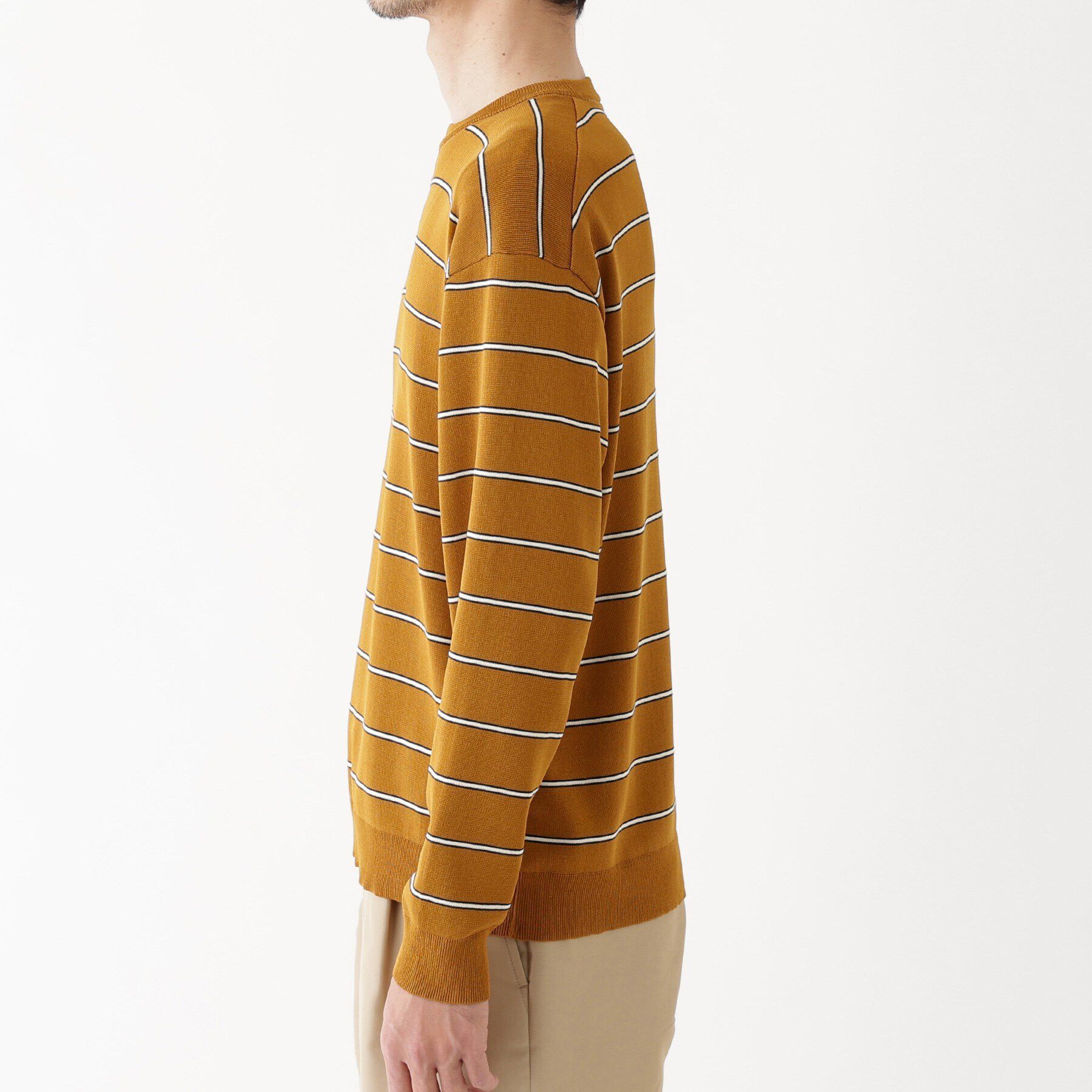 TAKEO KIKUCHI「【THE FLAGSHIP】ボーダー プルオーバー ニット」|ニット・セーター|