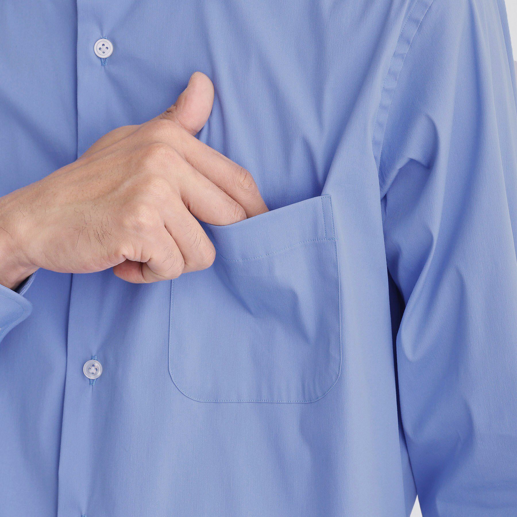 TAKEO KIKUCHI「ストレッチ ワイドカラー シャツ」|シャツ・ブラウス|