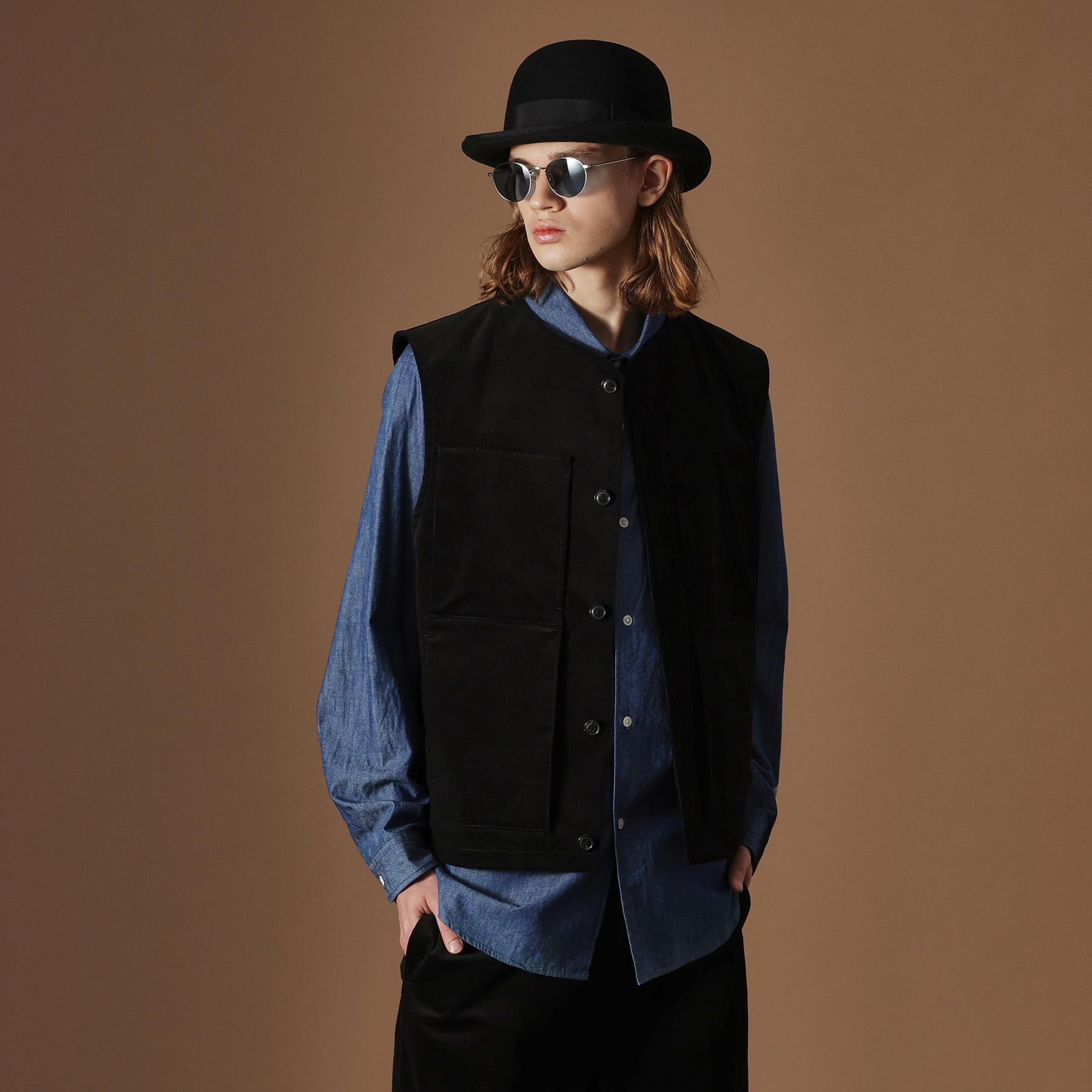 40CARATS&525「【Sサイズ～】コーデュロイ4パッチポケットヴェスト」|ベスト・ジレ|